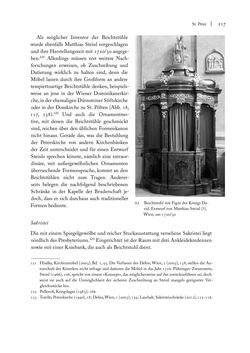 Image of the Page - 217 - in Sakralmöbel aus Österreich - Von Tischlern und ihren Arbeiten im Zeitalter des Absolutismus, Volume I: Östliche Landsteile