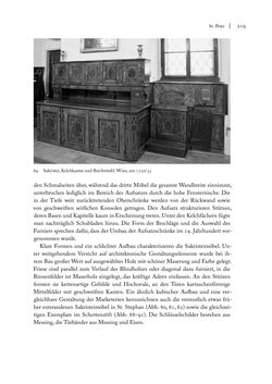 Image of the Page - 219 - in Sakralmöbel aus Österreich - Von Tischlern und ihren Arbeiten im Zeitalter des Absolutismus, Volume I: Östliche Landsteile