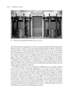 Image of the Page - 240 - in Sakralmöbel aus Österreich - Von Tischlern und ihren Arbeiten im Zeitalter des Absolutismus, Volume I: Östliche Landsteile