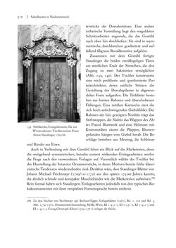 Image of the Page - 312 - in Sakralmöbel aus Österreich - Von Tischlern und ihren Arbeiten im Zeitalter des Absolutismus, Volume I: Östliche Landsteile