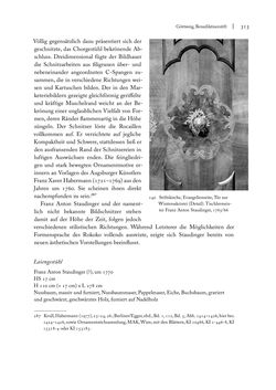 Image of the Page - 313 - in Sakralmöbel aus Österreich - Von Tischlern und ihren Arbeiten im Zeitalter des Absolutismus, Volume I: Östliche Landsteile