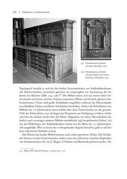 Image of the Page - 388 - in Sakralmöbel aus Österreich - Von Tischlern und ihren Arbeiten im Zeitalter des Absolutismus, Volume I: Östliche Landsteile