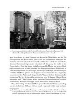 Image of the Page - 411 - in Sakralmöbel aus Österreich - Von Tischlern und ihren Arbeiten im Zeitalter des Absolutismus, Volume I: Östliche Landsteile