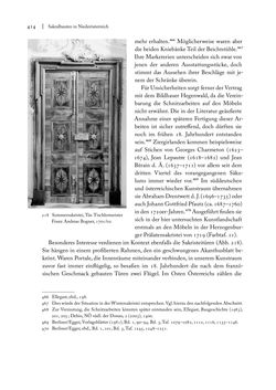 Image of the Page - 414 - in Sakralmöbel aus Österreich - Von Tischlern und ihren Arbeiten im Zeitalter des Absolutismus, Volume I: Östliche Landsteile