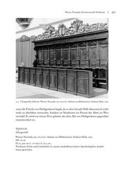 Image of the Page - 467 - in Sakralmöbel aus Österreich - Von Tischlern und ihren Arbeiten im Zeitalter des Absolutismus, Volume I: Östliche Landsteile