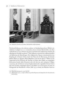 Image of the Page - 480 - in Sakralmöbel aus Österreich - Von Tischlern und ihren Arbeiten im Zeitalter des Absolutismus, Volume I: Östliche Landsteile