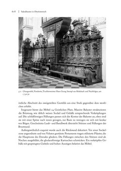 Image of the Page - 618 - in Sakralmöbel aus Österreich - Von Tischlern und ihren Arbeiten im Zeitalter des Absolutismus, Volume I: Östliche Landsteile