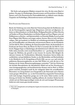 Bild der Seite - 21 - in Sakralmöbel aus Österreich - Von Tischlern und ihren Arbeiten im Zeitalter des Absolutismus, Band II: Kunstlandschaften im Norden, Süden und Westen