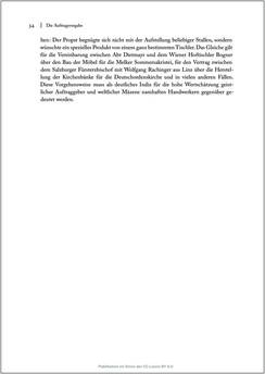 Bild der Seite - 34 - in Sakralmöbel aus Österreich - Von Tischlern und ihren Arbeiten im Zeitalter des Absolutismus, Band II: Kunstlandschaften im Norden, Süden und Westen