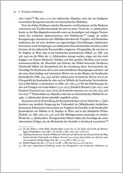 Image of the Page - 70 - in Sakralmöbel aus Österreich - Von Tischlern und ihren Arbeiten im Zeitalter des Absolutismus, Volume II: Kunstlandschaften im Norden, Süden und Westen