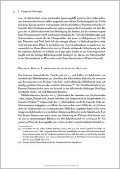 Image of the Page - 72 - in Sakralmöbel aus Österreich - Von Tischlern und ihren Arbeiten im Zeitalter des Absolutismus, Volume II: Kunstlandschaften im Norden, Süden und Westen