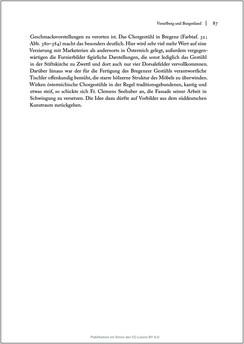 Image of the Page - 87 - in Sakralmöbel aus Österreich - Von Tischlern und ihren Arbeiten im Zeitalter des Absolutismus, Volume II: Kunstlandschaften im Norden, Süden und Westen