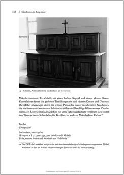 Bild der Seite - 108 - in Sakralmöbel aus Österreich - Von Tischlern und ihren Arbeiten im Zeitalter des Absolutismus, Band II: Kunstlandschaften im Norden, Süden und Westen