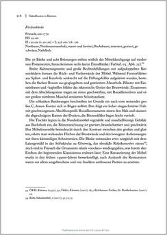 Image of the Page - 118 - in Sakralmöbel aus Österreich - Von Tischlern und ihren Arbeiten im Zeitalter des Absolutismus, Volume II: Kunstlandschaften im Norden, Süden und Westen