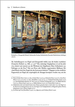 Image of the Page - 134 - in Sakralmöbel aus Österreich - Von Tischlern und ihren Arbeiten im Zeitalter des Absolutismus, Volume II: Kunstlandschaften im Norden, Süden und Westen