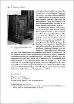 Image of the Page - 148 - in Sakralmöbel aus Österreich - Von Tischlern und ihren Arbeiten im Zeitalter des Absolutismus, Volume II: Kunstlandschaften im Norden, Süden und Westen