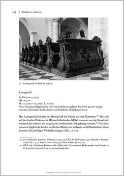 Bild der Seite - 164 - in Sakralmöbel aus Österreich - Von Tischlern und ihren Arbeiten im Zeitalter des Absolutismus, Band II: Kunstlandschaften im Norden, Süden und Westen