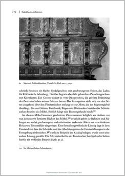 Image of the Page - 170 - in Sakralmöbel aus Österreich - Von Tischlern und ihren Arbeiten im Zeitalter des Absolutismus, Volume II: Kunstlandschaften im Norden, Süden und Westen
