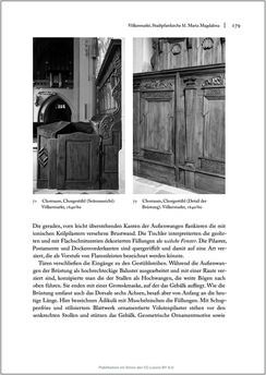 Image of the Page - 179 - in Sakralmöbel aus Österreich - Von Tischlern und ihren Arbeiten im Zeitalter des Absolutismus, Volume II: Kunstlandschaften im Norden, Süden und Westen