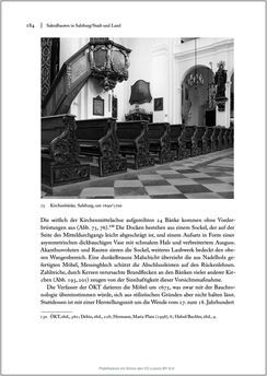 Bild der Seite - 184 - in Sakralmöbel aus Österreich - Von Tischlern und ihren Arbeiten im Zeitalter des Absolutismus, Band II: Kunstlandschaften im Norden, Süden und Westen