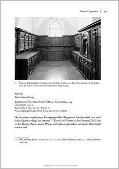 Bild der Seite - 191 - in Sakralmöbel aus Österreich - Von Tischlern und ihren Arbeiten im Zeitalter des Absolutismus, Band II: Kunstlandschaften im Norden, Süden und Westen