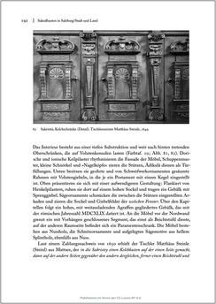 Image of the Page - 192 - in Sakralmöbel aus Österreich - Von Tischlern und ihren Arbeiten im Zeitalter des Absolutismus, Volume II: Kunstlandschaften im Norden, Süden und Westen