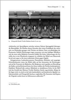 Image of the Page - 195 - in Sakralmöbel aus Österreich - Von Tischlern und ihren Arbeiten im Zeitalter des Absolutismus, Volume II: Kunstlandschaften im Norden, Süden und Westen
