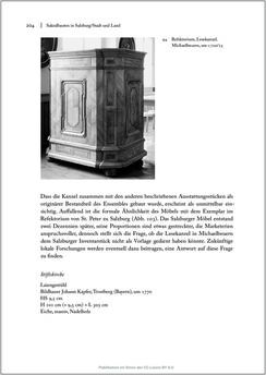 Image of the Page - 204 - in Sakralmöbel aus Österreich - Von Tischlern und ihren Arbeiten im Zeitalter des Absolutismus, Volume II: Kunstlandschaften im Norden, Süden und Westen