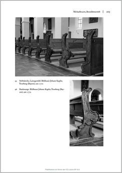 Image of the Page - 205 - in Sakralmöbel aus Österreich - Von Tischlern und ihren Arbeiten im Zeitalter des Absolutismus, Volume II: Kunstlandschaften im Norden, Süden und Westen