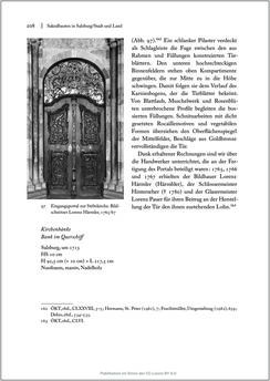 Image of the Page - 208 - in Sakralmöbel aus Österreich - Von Tischlern und ihren Arbeiten im Zeitalter des Absolutismus, Volume II: Kunstlandschaften im Norden, Süden und Westen