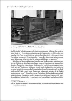 Image of the Page - 210 - in Sakralmöbel aus Österreich - Von Tischlern und ihren Arbeiten im Zeitalter des Absolutismus, Volume II: Kunstlandschaften im Norden, Süden und Westen