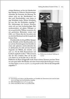 Image of the Page - 215 - in Sakralmöbel aus Österreich - Von Tischlern und ihren Arbeiten im Zeitalter des Absolutismus, Volume II: Kunstlandschaften im Norden, Süden und Westen