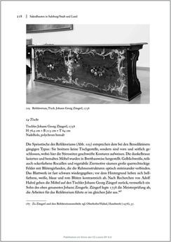 Bild der Seite - 218 - in Sakralmöbel aus Österreich - Von Tischlern und ihren Arbeiten im Zeitalter des Absolutismus, Band II: Kunstlandschaften im Norden, Süden und Westen