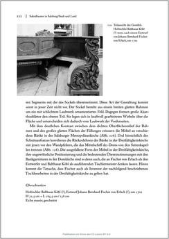 Bild der Seite - 222 - in Sakralmöbel aus Österreich - Von Tischlern und ihren Arbeiten im Zeitalter des Absolutismus, Band II: Kunstlandschaften im Norden, Süden und Westen
