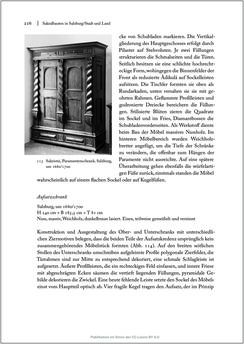 Bild der Seite - 226 - in Sakralmöbel aus Österreich - Von Tischlern und ihren Arbeiten im Zeitalter des Absolutismus, Band II: Kunstlandschaften im Norden, Süden und Westen