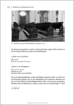 Bild der Seite - 238 - in Sakralmöbel aus Österreich - Von Tischlern und ihren Arbeiten im Zeitalter des Absolutismus, Band II: Kunstlandschaften im Norden, Süden und Westen