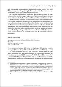 Bild der Seite - 239 - in Sakralmöbel aus Österreich - Von Tischlern und ihren Arbeiten im Zeitalter des Absolutismus, Band II: Kunstlandschaften im Norden, Süden und Westen