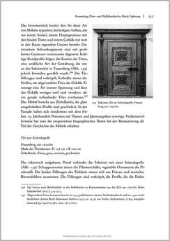Bild der Seite - 257 - in Sakralmöbel aus Österreich - Von Tischlern und ihren Arbeiten im Zeitalter des Absolutismus, Band II: Kunstlandschaften im Norden, Süden und Westen
