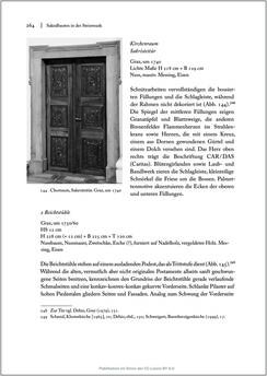 Bild der Seite - 264 - in Sakralmöbel aus Österreich - Von Tischlern und ihren Arbeiten im Zeitalter des Absolutismus, Band II: Kunstlandschaften im Norden, Süden und Westen