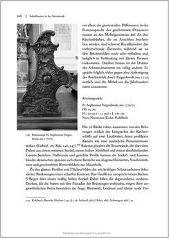 Image of the Page - 266 - in Sakralmöbel aus Österreich - Von Tischlern und ihren Arbeiten im Zeitalter des Absolutismus, Volume II: Kunstlandschaften im Norden, Süden und Westen