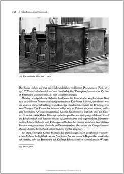 Image of the Page - 298 - in Sakralmöbel aus Österreich - Von Tischlern und ihren Arbeiten im Zeitalter des Absolutismus, Volume II: Kunstlandschaften im Norden, Süden und Westen