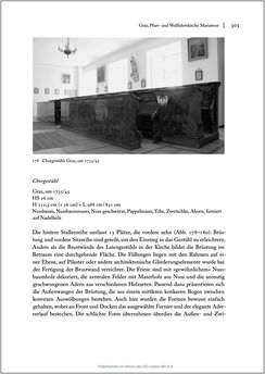Bild der Seite - 303 - in Sakralmöbel aus Österreich - Von Tischlern und ihren Arbeiten im Zeitalter des Absolutismus, Band II: Kunstlandschaften im Norden, Süden und Westen