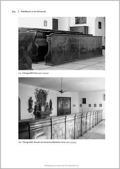 Image of the Page - 304 - in Sakralmöbel aus Österreich - Von Tischlern und ihren Arbeiten im Zeitalter des Absolutismus, Volume II: Kunstlandschaften im Norden, Süden und Westen