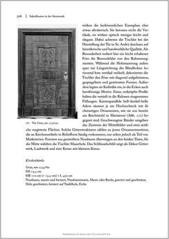 Image of the Page - 306 - in Sakralmöbel aus Österreich - Von Tischlern und ihren Arbeiten im Zeitalter des Absolutismus, Volume II: Kunstlandschaften im Norden, Süden und Westen