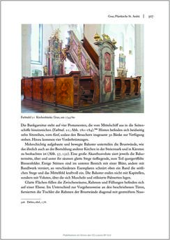 Image of the Page - 307 - in Sakralmöbel aus Österreich - Von Tischlern und ihren Arbeiten im Zeitalter des Absolutismus, Volume II: Kunstlandschaften im Norden, Süden und Westen