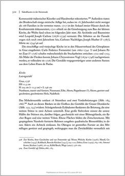 Image of the Page - 310 - in Sakralmöbel aus Österreich - Von Tischlern und ihren Arbeiten im Zeitalter des Absolutismus, Volume II: Kunstlandschaften im Norden, Süden und Westen