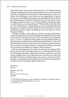 Image of the Page - 326 - in Sakralmöbel aus Österreich - Von Tischlern und ihren Arbeiten im Zeitalter des Absolutismus, Volume II: Kunstlandschaften im Norden, Süden und Westen