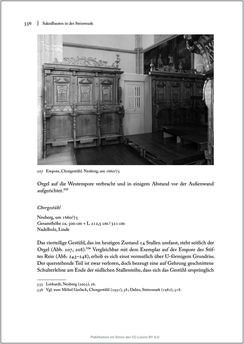 Image of the Page - 336 - in Sakralmöbel aus Österreich - Von Tischlern und ihren Arbeiten im Zeitalter des Absolutismus, Volume II: Kunstlandschaften im Norden, Süden und Westen