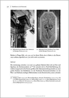 Image of the Page - 352 - in Sakralmöbel aus Österreich - Von Tischlern und ihren Arbeiten im Zeitalter des Absolutismus, Volume II: Kunstlandschaften im Norden, Süden und Westen