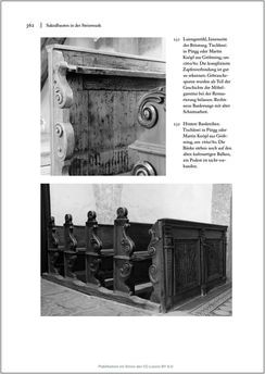 Bild der Seite - 362 - in Sakralmöbel aus Österreich - Von Tischlern und ihren Arbeiten im Zeitalter des Absolutismus, Band II: Kunstlandschaften im Norden, Süden und Westen